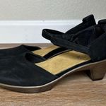 Naot Heel Black Velvet Nubuk Mary Jane Shoes, Size 7 Photo 1
