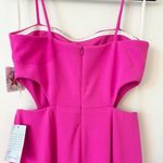 XScape Cutout Slit Maxi Gown Fuschia Size 8 NWT Photo 9