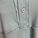 Urban Outfitters  Long Sleeve Henley‎ Top Womens Small Light Blue Boho Casual New Photo 2