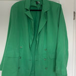 Divided H&M Green Lightweight Oversized Blazer Photo 0