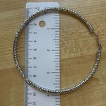 Boutique Silver Tone Diamond Cut Round 4 inch Statement Hoops Photo 1