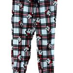 Disney Christmas Fleece Loungewear Sleep Pants with a Mickey wearing a Santa Hat Photo 0