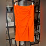 Antonio Melani  linen midi skirt slit maxi knotted penny dorothy ruched bright Photo 7