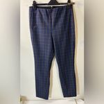 Rag and Bone Poppy High Waisted Pink Blue Tailored Pant Size 10 Photo 2