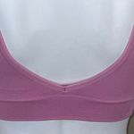 We Wore What  Solid V-Neck Bra Top in Pink Lilac Photo 11