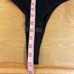 Madewell  Womens Long Sleeve Wrap Front‎ Bodysuit Black Size Medium Photo 6