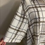 7 For All Mankind  Chain Print Blouse | Tie Front | Short Sleeve | Size M Photo 3