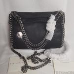 Stella McCartney Black Mini Falabella Shoulder Bag Tote Photo 1