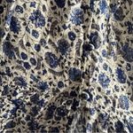 Lucky Brand Blue and White Flowy Floral Midi Dress Size XS Photo 6