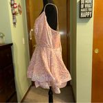 Pink Spaghetti strap fuzzy sequins tiered prom dress size 20 Fairycore princess Photo 3