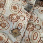 Painted Pony womens medium blazer made in USA circle 90s jacket soft square butt Green Photo 5