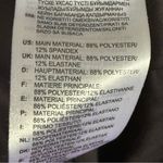 Adidas  Leggings Women Large Black White Spellout Logo Stretch Workout Running Photo 6