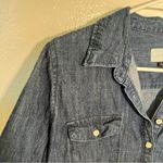 Universal Threads Universal Thread Denim Shirt Dress Dark Wash Photo 6