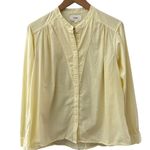 Xirena Poe Button Up Cotton Poplin Shirt Sunglow Size‎ Small Yellow Photo 2
