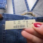 Madewell 🆕NWT Women’s Slim Fit Overalls Dark Wash Size L Stretchy 👖 Photo 10