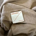 Kerisma  Zeyda Top Wool Blend Fringe Cowl Neck Sweater in‎ Camel - medium/large Photo 4