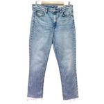 Rag and Bone  Nina High Rise Ankle Cigarette Jeans Women’s Size 30 Lou Wash Raw Hem Photo 2