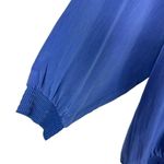 Peter Popovitch Vintage Blue Pullover Collared 1/4 Button Up Windbreaker USA L Size L Photo 4