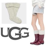 UGG  Women's Knit Cream Socks Photo 8