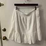Madewell Embroidered White Lace Mini Skirt Size XL Photo 1