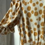 INA  polka dot  ruffles trim mini dress, size small Photo 9