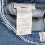 Paige Cindy High Rise Straight Leg Jeans with Distressed Hem Size 26 Photo 10