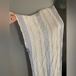 Blue Island  white and blue striped lightweight cover-up Photo 4