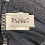 Badgley Mischka  Black Drape Waist 1 Piece Bathing Swim Suit 10 Photo 5