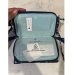 Vera Bradley blue scattered flowers phone wristlet crossbody wallet cottagecore Photo 3