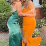 Lulus Orange Formal Maxi Dress Photo 3