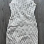 Gianni Bini Gianni‎ Bini Beige Sleeveless Textured Geometric Mini Dress Size S Photo 0