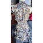 Macy's NWT MSK, Macy’s Slvlss Paisley Print Ruffle Dress, Sz M Photo 2