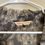 Rebecca Taylor  Sheer Faux lace up Blouse size‎ 8 Ruffle Photo 1
