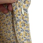 Altar'd State Altar’d State Tie Strap Floral Ruffle Crochet Mini Dress in Yellow Size S Photo 7