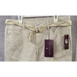 Gloria Vanderbilt  Mila Belted Skimmer Short Capri Jeans Women's Size 6 NWT Photo 1