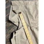 Athleta  Women's Khaki Cargo Shorts Size 12 Zip Pocket‎ Casual Outdoor 5" inseam Photo 7