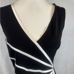 Connected Apparel  black and white form flattering dress size 10 Photo 2