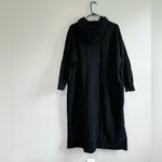 [Nap Loungewear] Black Pullover Hoodie Dress Photo 5