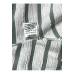 Striped Green and White Women's Tank Top Size M Photo 4