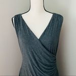 Anthropologie Maeve by Anthro. Heather Ruched Dress Gray XS Photo 1