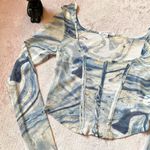 Antistar  Marble Corset Mesh Top Photo 2