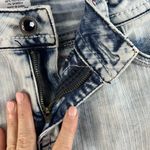 Hydraulic  Plus 18W Bailey Bermuda Jean Shorts Cuffed Acid Wash Stretch Women's Photo 4