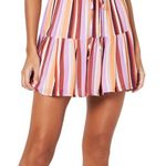 MINKPINK  Colorful Striped Mini Skirt Photo 0
