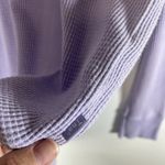 Aritzia TNA Size XXS Alder Thermal Waffle Knit Long Sleeve Lilac Purple Casual Photo 3