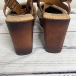 Kork-Ease KORKS Wendy Taupe Rust Fur Suede Combo Fabric Platform Sandals 9 Photo 3