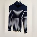 Ralph Lauren  Men's Sweater in Navy and Cream Stripes Photo 7