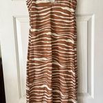 A New Day Brown zebra print slip dress Photo 3