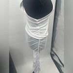 White coverup dress mesh size small‎ light stain on the shoulder Photo 4