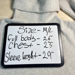 Banana Republic  Light Gray Oversized Turtleneck M/L Chunky Knit Batwing Sleeve Photo 10