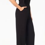 Dress the Population  Tiffany One Shoulder Jumpsuit, Black, size Medium Photo 9